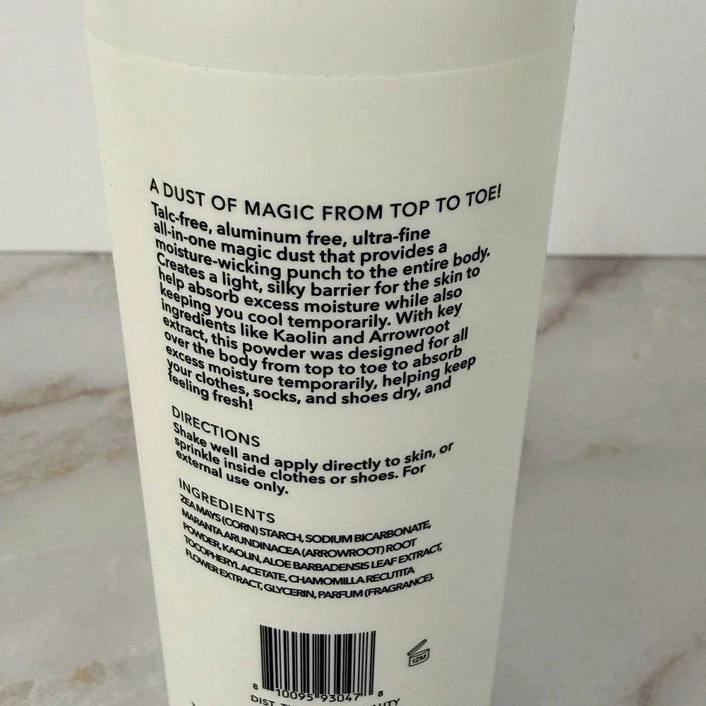 Nakery Beauty All Over Magic Dust‎ Powder Cooling Moisture Absorbing 4 oz Sealed